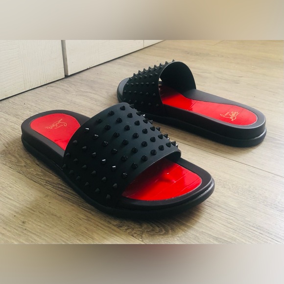 Christian Louboutin men slides Size 44EU, 10US - Picture 3 of 16